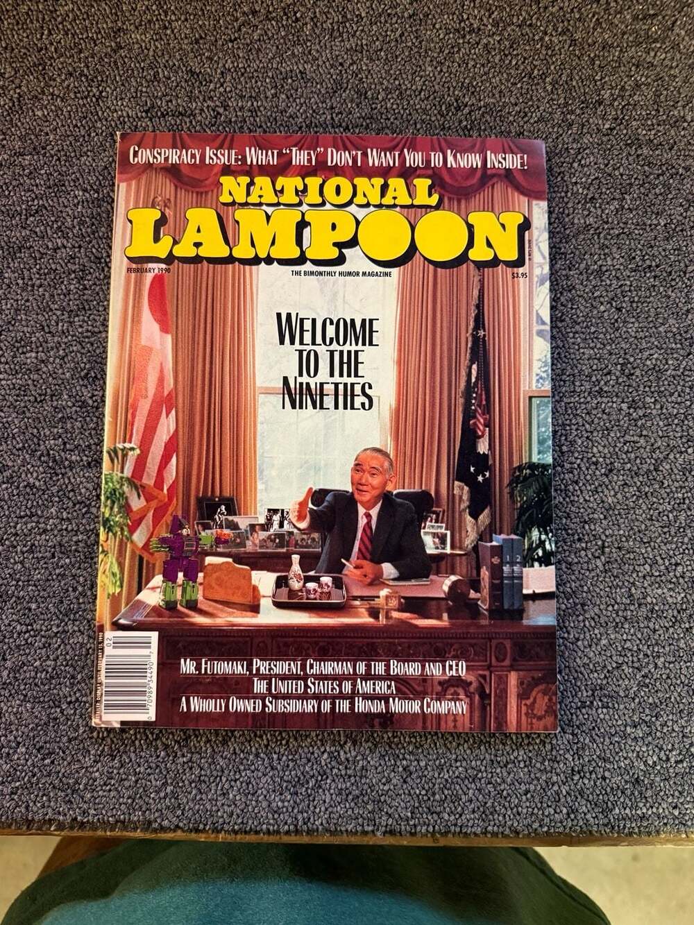 National Lampoon Magazine February 1990 Conspiracy Issue Welcome To The Nineties